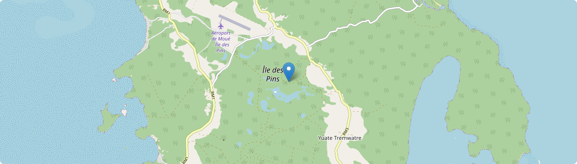 Île-des-Pins - Carte