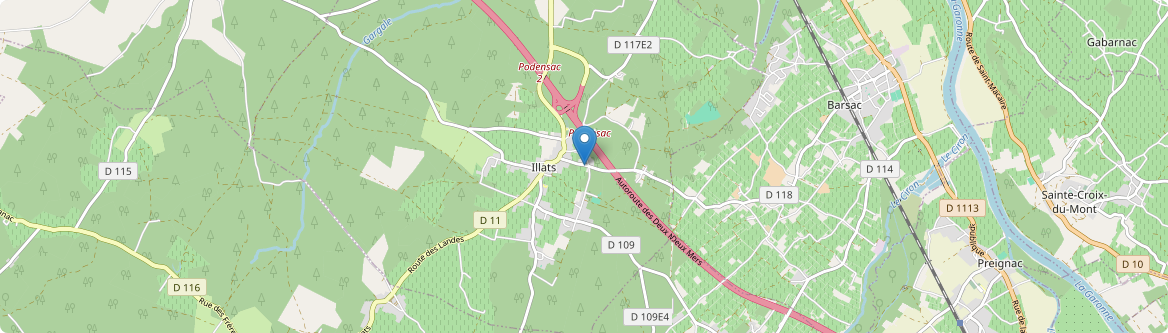 Illats - Carte