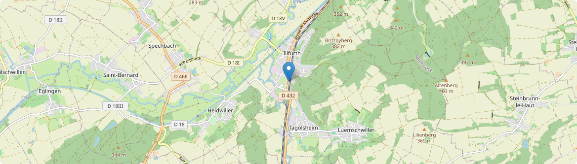 Illfurth - Carte