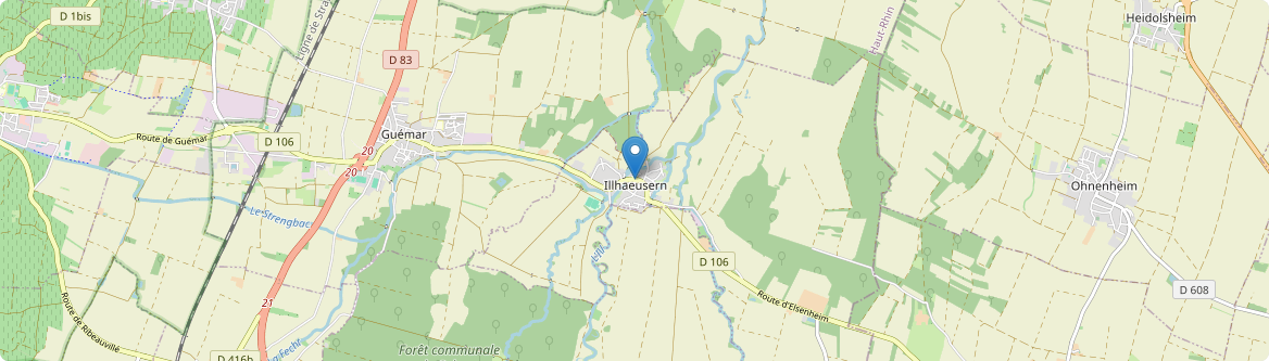 Illhaeusern - Carte