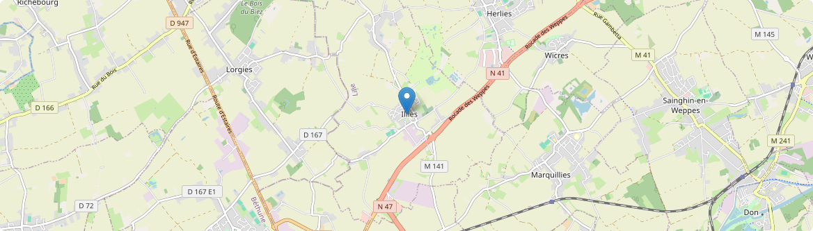 Illies - Carte