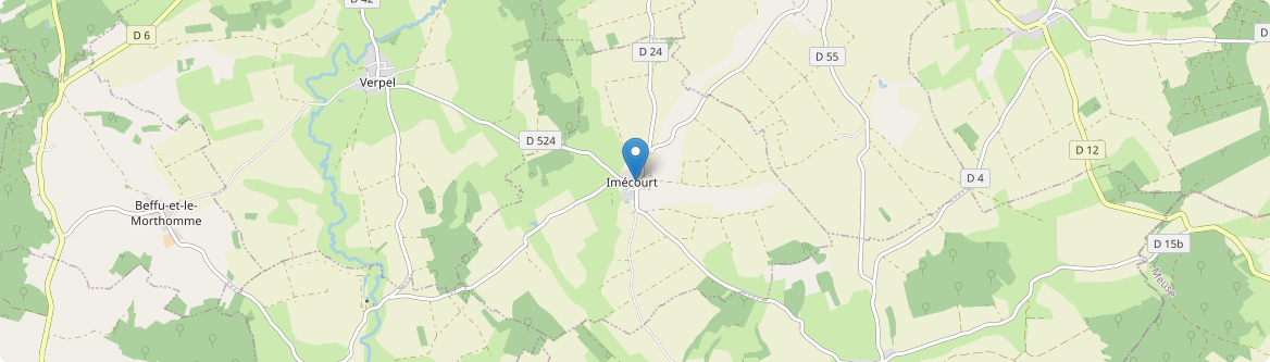 Imécourt - Carte