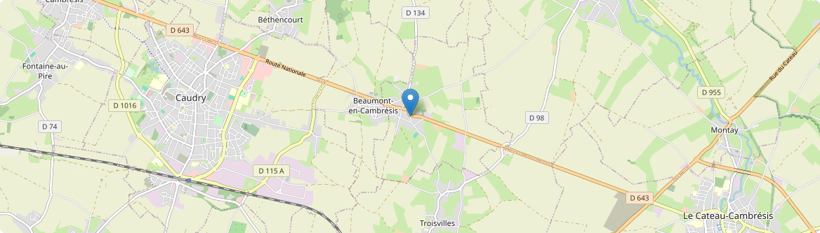 Inchy - Carte