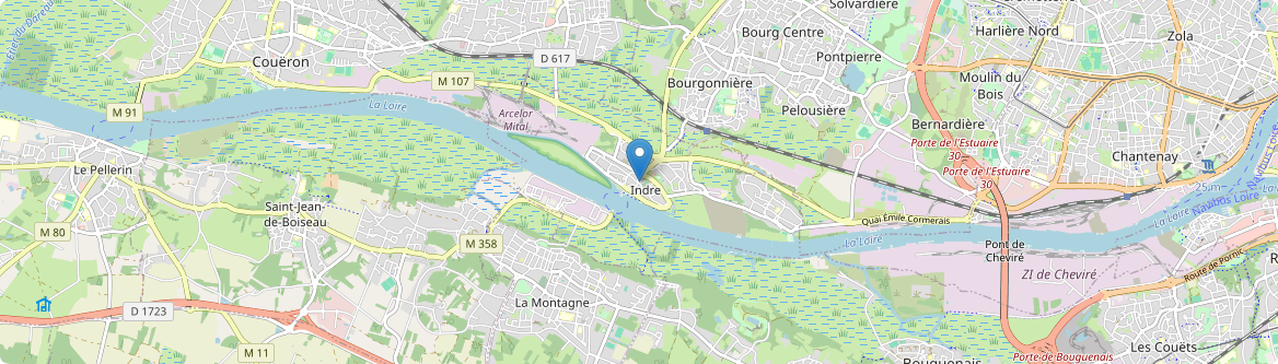 Indre - Carte