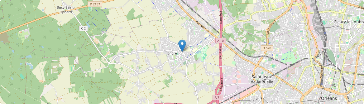 Ingré - Carte