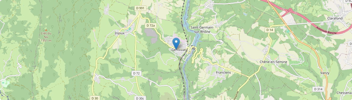 Injoux-Génissiat - Carte