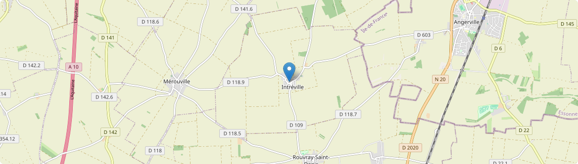 Intréville - Carte