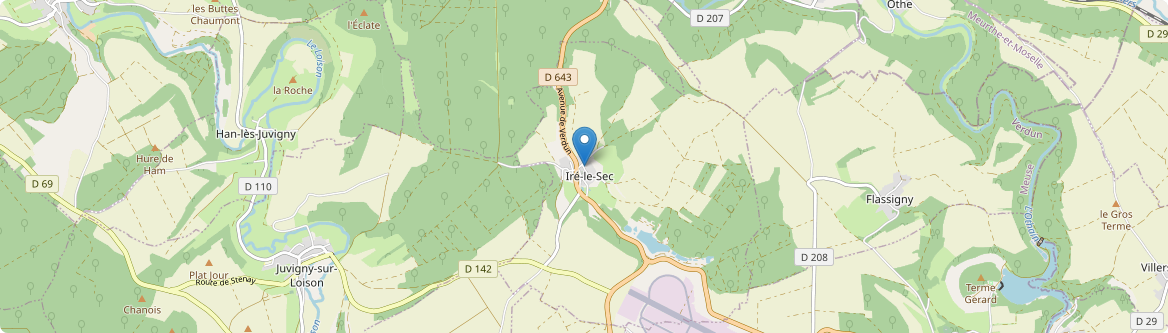 Iré-le-Sec - Carte