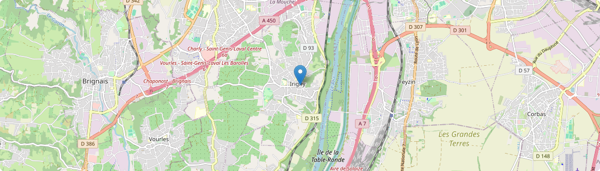 Irigny - Carte