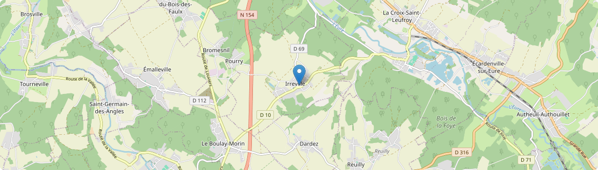 Irreville - Carte