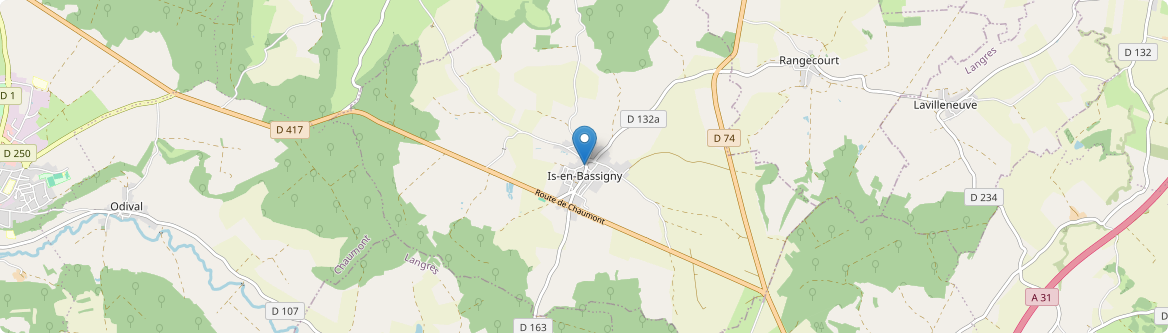 Is-en-Bassigny - Carte