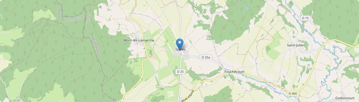 Isches - Carte