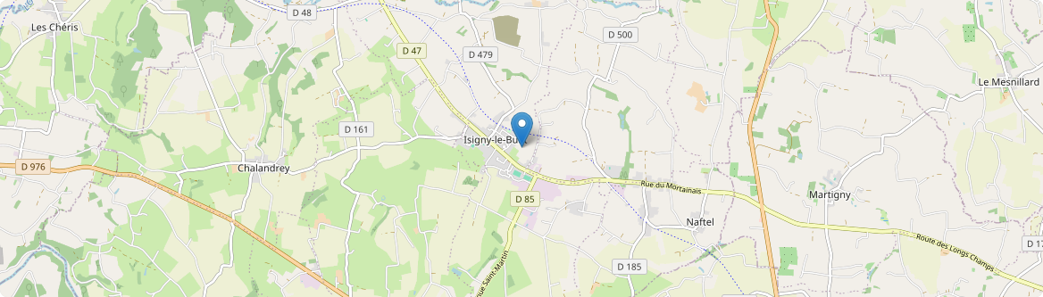 Isigny-le-Buat - Carte