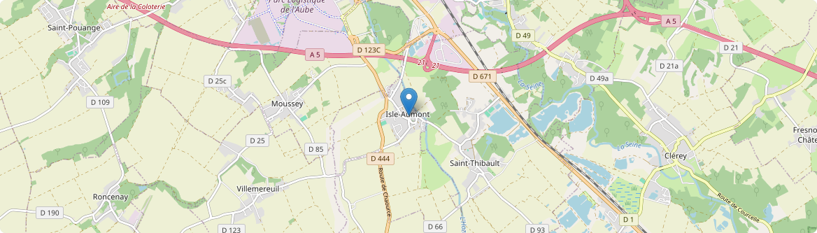 Isle-Aumont - Carte