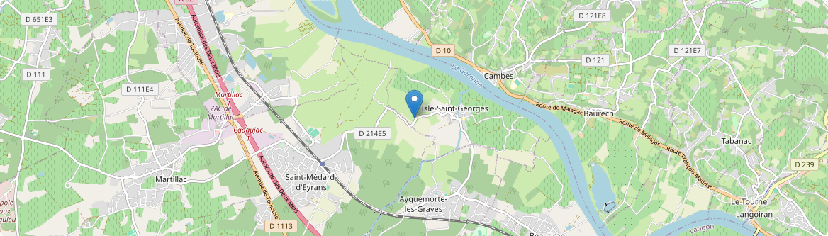 Isle-Saint-Georges - Carte