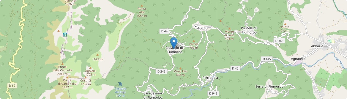 Isolaccio-di-Fiumorbo - Carte