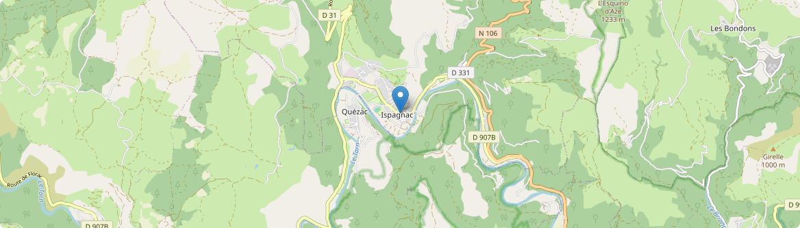 Ispagnac - Carte