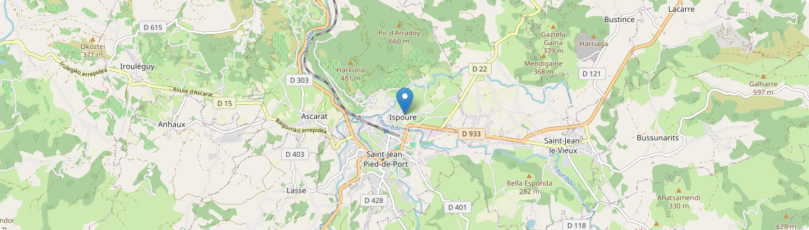 Ispoure - Carte