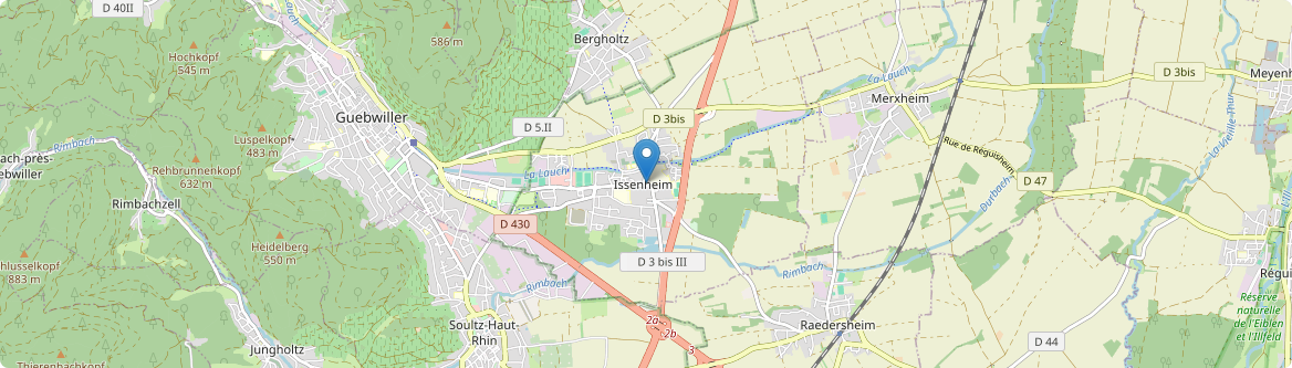 Issenheim - Carte