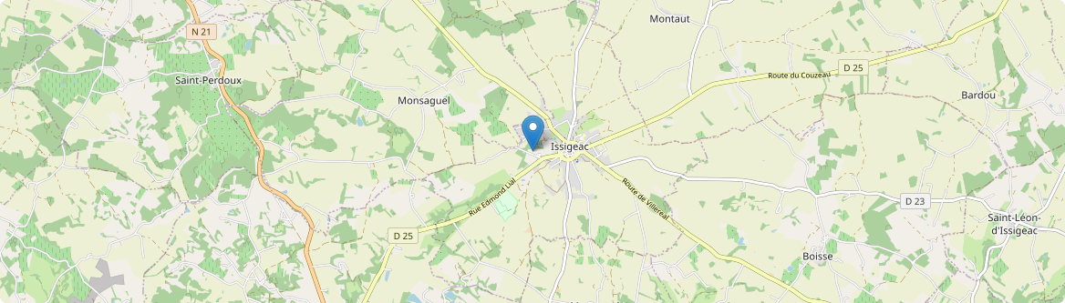Issigeac - Carte