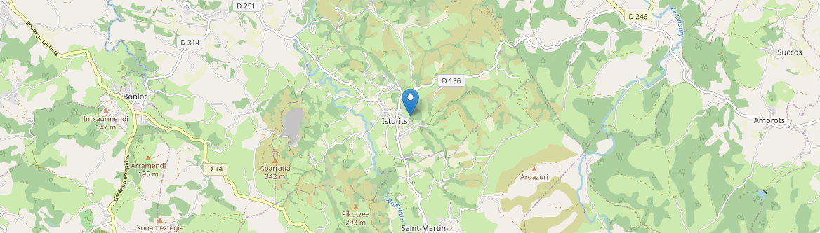 Isturits - Carte