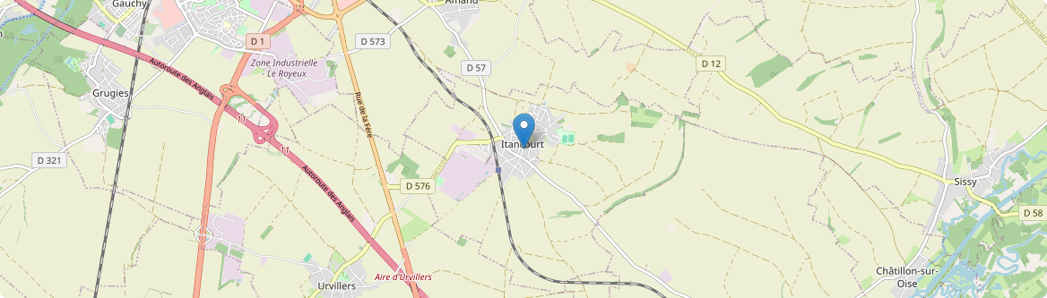 Itancourt - Carte