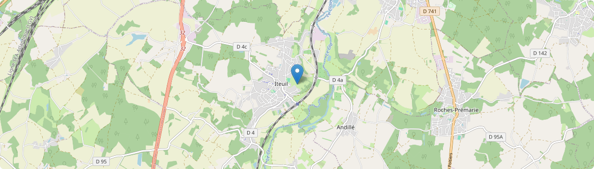 Iteuil - Carte