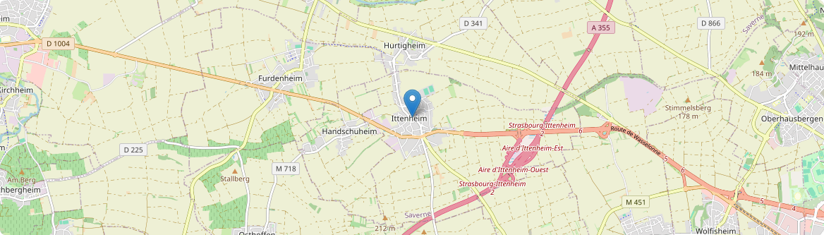 Ittenheim - Carte