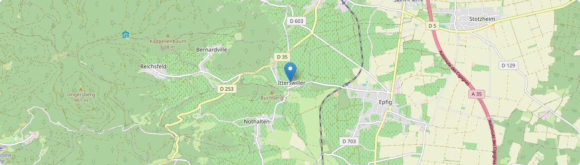 Itterswiller - Carte