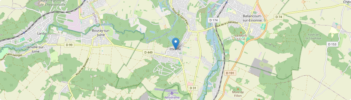 Itteville - Carte