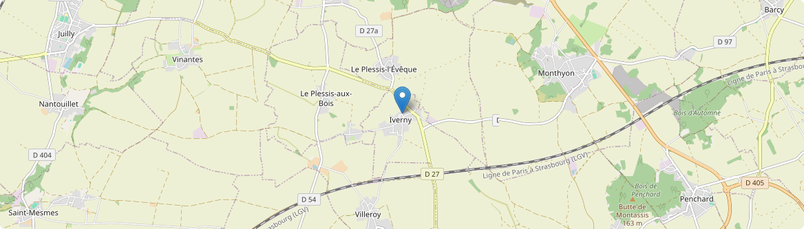 Iverny - Carte