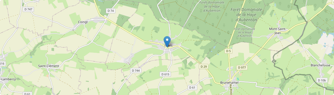 Iviers - Carte