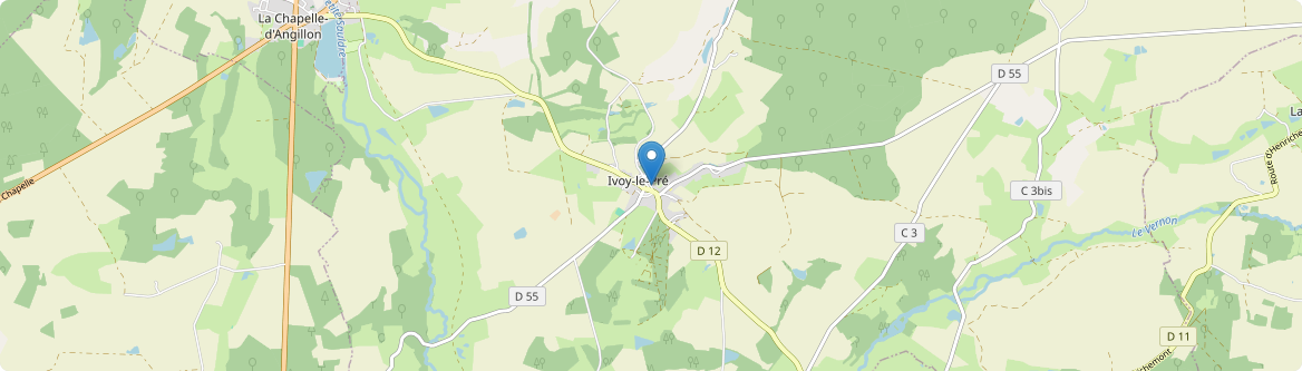 Ivoy-le-Pré - Carte