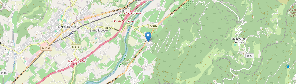 Izeron - Carte