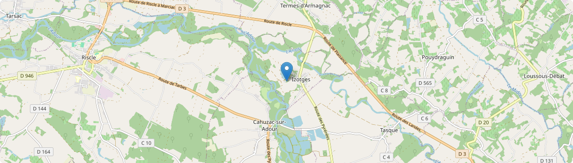 Izotges - Carte