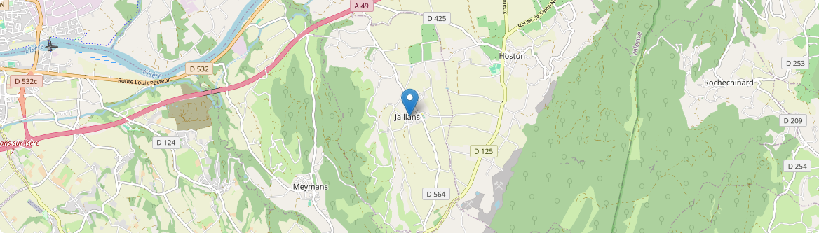 Jaillans - Carte