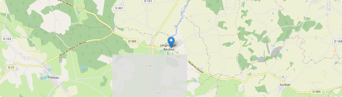 Jaligny-sur-Besbre - Carte
