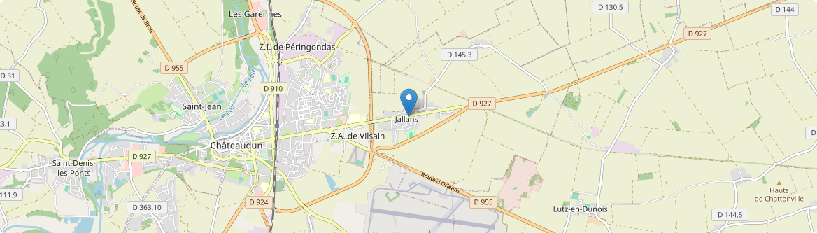 Jallans - Carte