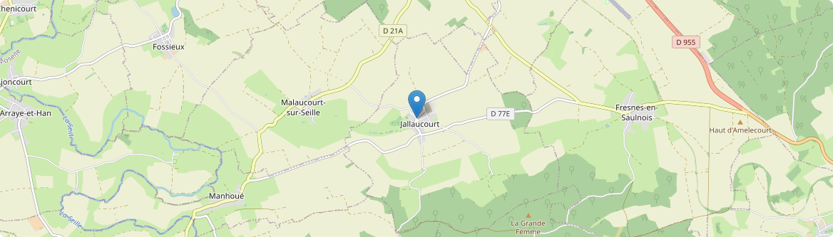 Jallaucourt - Carte