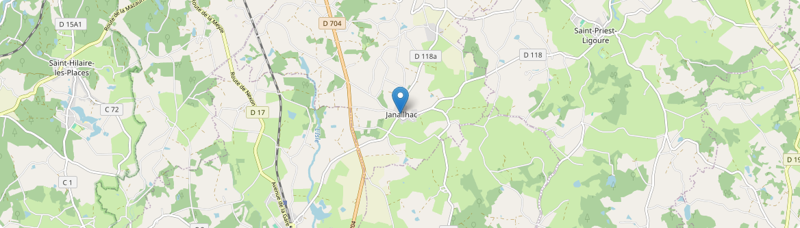 Janailhac - Carte