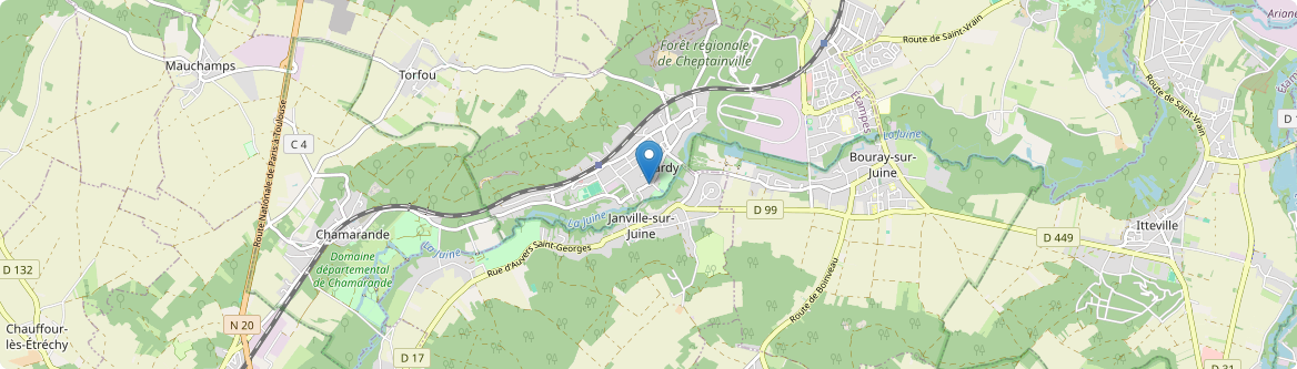 Janville-sur-Juine - Carte
