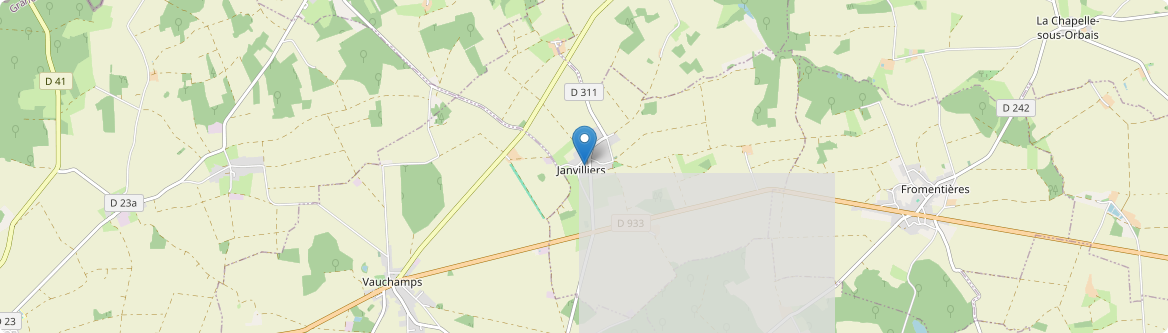 Janvilliers - Carte