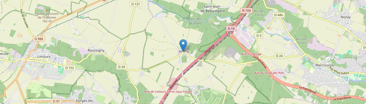 Janvry - Carte