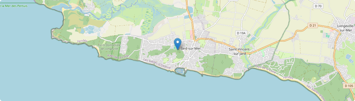 Jard-sur-Mer - Carte