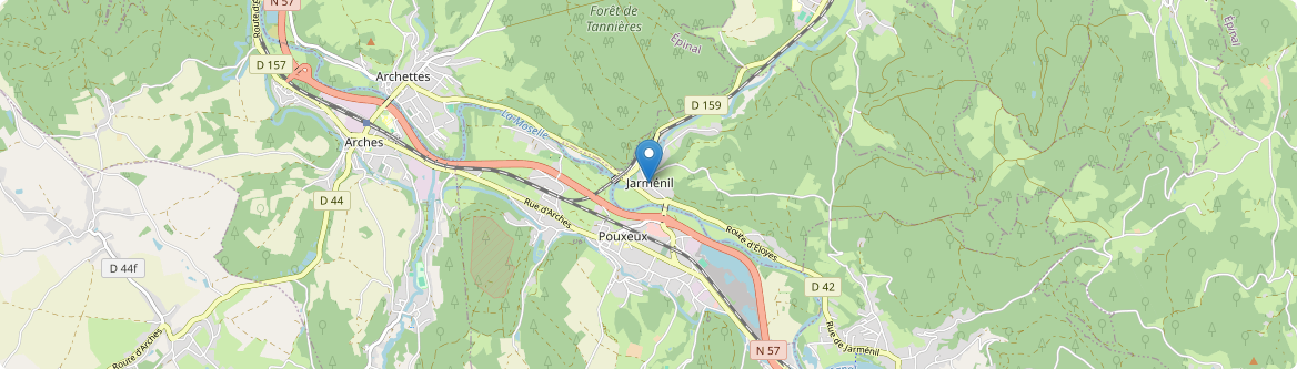 Jarménil - Carte