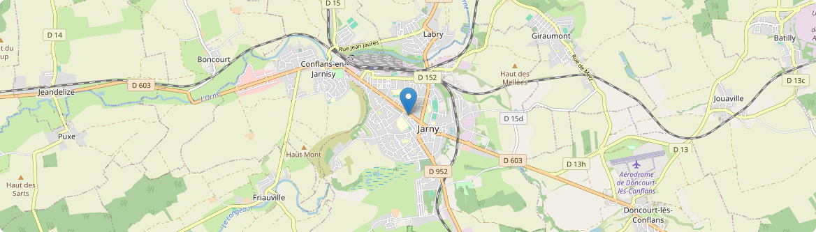 Jarny - Carte