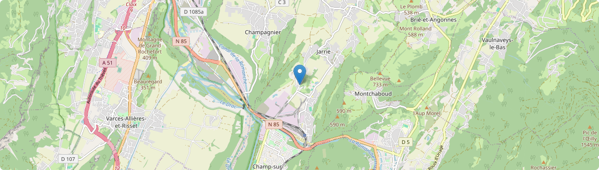 Jarrie - Carte