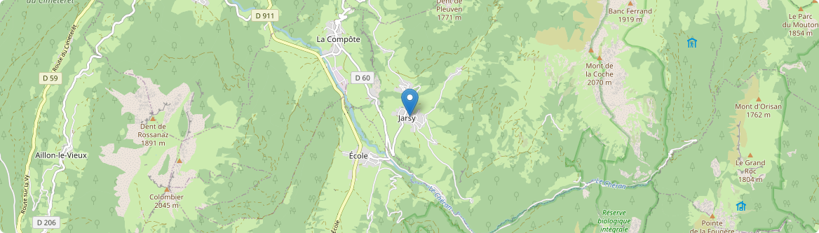 Jarsy - Carte