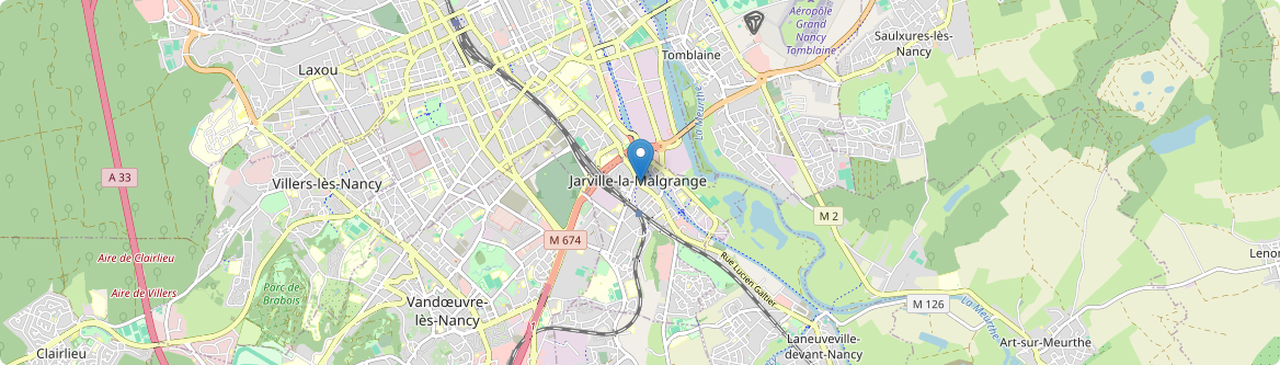 Jarville-la-Malgrange - Carte