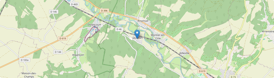 Jaucourt - Carte